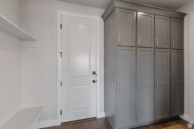 3862 W Lucerne Way, Lehi, UT 84043 - mudroom with dark wood-style floors