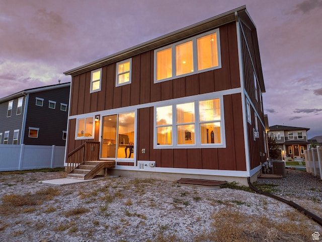5071 N Oak Creek Dr, Eagle Mountain, UT 84005 - view of back of house at dusk