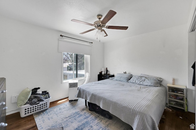 3567 S 3400 W, West Valley City, UT 84119 - bedroom featuring wood finished floors and a ceiling fan