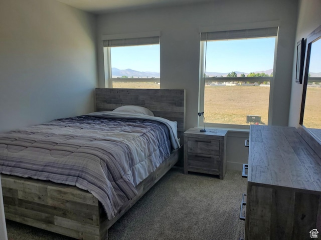 1082 E Springwater Way Unit 812, Eagle Mountain, UT 84005 - bedroom featuring carpet flooring and a mountain view