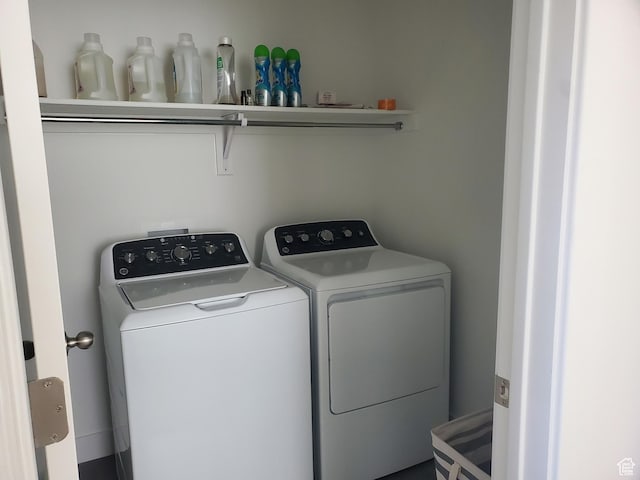 1082 E Springwater Way Unit 812, Eagle Mountain, UT 84005 - washroom with washing machine and clothes dryer