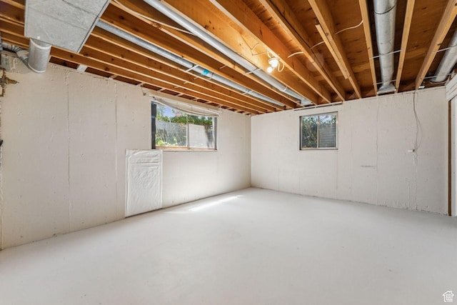6113 S Vineway Cir, Salt Lake City, UT 84121 - basement featuring plenty of natural light