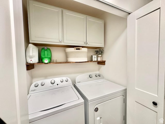 641 E 925 N, Ogden, UT 84404 - washroom with washing machine and clothes dryer and cabinet space