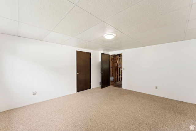6133 S Vineway Cir, Salt Lake City, UT 84121 - carpeted empty room featuring a paneled ceiling