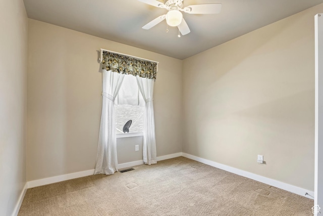 10572 S Kestrel Rise Rd, South Jordan, UT 84009 - carpeted empty room with baseboards and ceiling fan