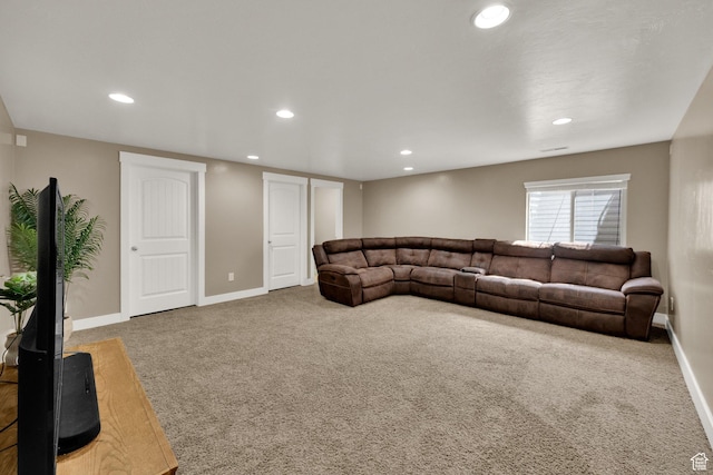 14483 S Ryegate Dr, Herriman, UT 84096 - living room with recessed lighting and carpet