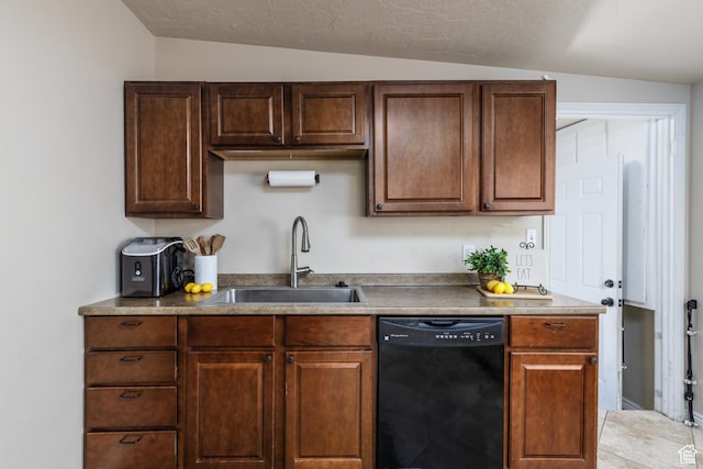 720 E 850 N, Ogden, UT 84404 - kitchen featuring black dishwasher and lofted ceiling