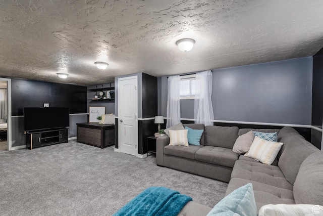 720 E 850 N, Ogden, UT 84404 - living room with carpet and a textured ceiling