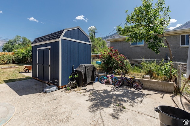 720 E 850 N, Ogden, UT 84404 - view of patio / terrace featuring area for grilling and a shed