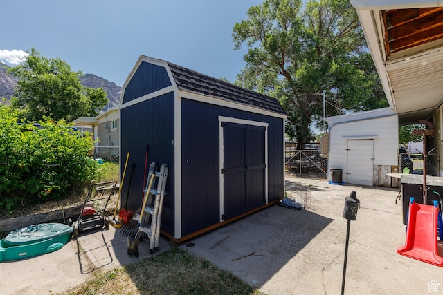 720 E 850 N, Ogden, UT 84404 - view of shed featuring a mountain view