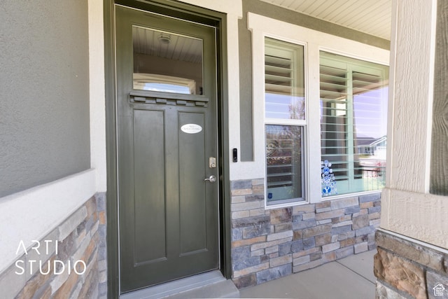 1338 S 1150 W, Payson, UT 84651 - entrance to property with a porch, stone siding, and stucco siding