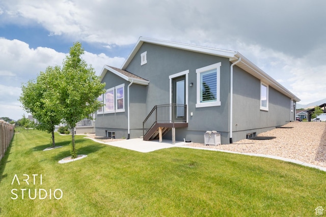1338 S 1150 W, Payson, UT 84651 - rear view of house with a patio area and stucco siding
