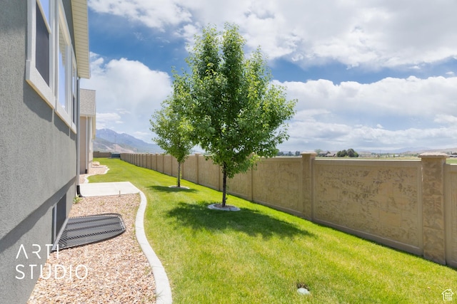 1338 S 1150 W, Payson, UT 84651 - fenced backyard featuring a mountain view