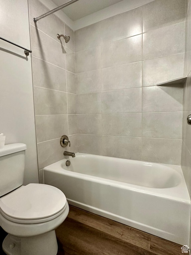 849 N Gleneagles Ct W, Tooele, UT 84074 - full bath with wood finished floors and shower / bath combination