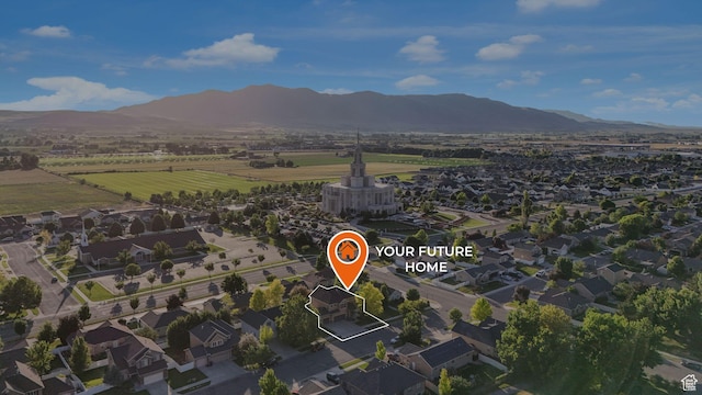1562 S 910 W, Payson, UT 84651 - aerial view of property and surrounding area featuring a mountain backdrop