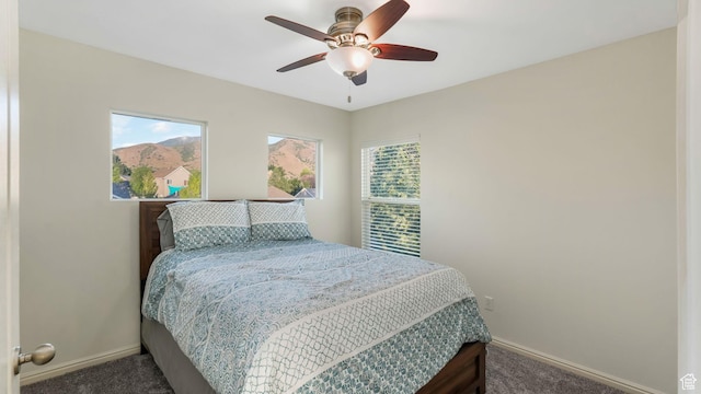1562 S 910 W, Payson, UT 84651 - bedroom featuring carpet floors and a ceiling fan