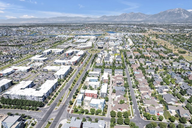 11463 S Lake Run Rd W, South Jordan, UT 84009 - aerial overview of property's location with mountains