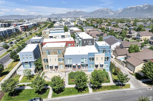 11463 S Lake Run Rd W, South Jordan, UT 84009 - aerial perspective of suburban area with mountains