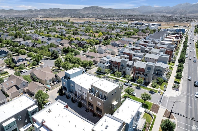 11463 S Lake Run Rd W, South Jordan, UT 84009 - aerial perspective of suburban area featuring mountains