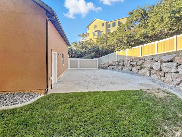 520 Lacey Way N, Salt Lake, UT 84054 - fenced backyard with a patio area