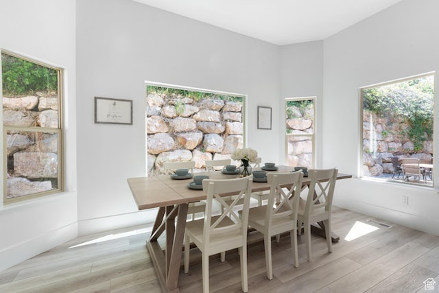 520 Lacey Way N, Salt Lake, UT 84054 - dining space featuring light wood-type flooring