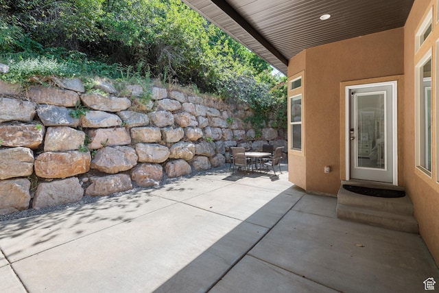 520 Lacey Way N, Salt Lake, UT 84054 - view of patio featuring outdoor dining area