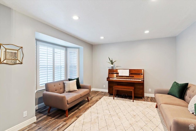 53 N Foxhill Rd N, North Salt Lake, UT 84054 - living area with wood finished floors, plenty of natural light, and recessed lighting