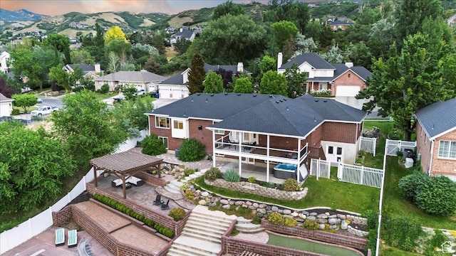 53 N Foxhill Rd N, North Salt Lake, UT 84054 - aerial perspective of suburban area
