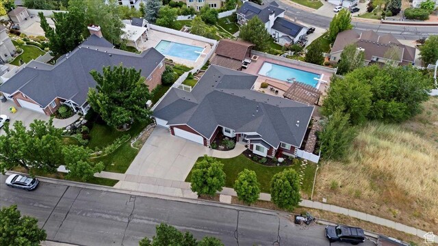 53 N Foxhill Rd N, North Salt Lake, UT 84054 - view of property location featuring a pool and nearby suburban area