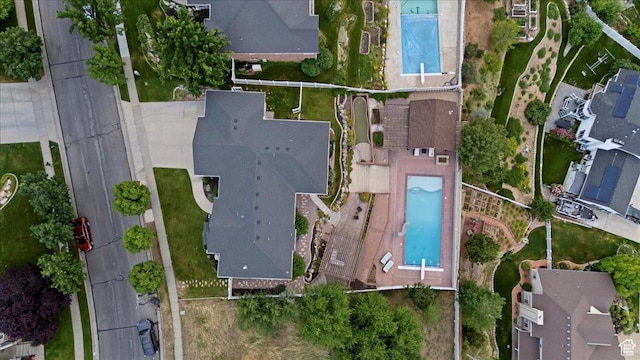 53 N Foxhill Rd N, North Salt Lake, UT 84054 - aerial overview of property's location with a pool
