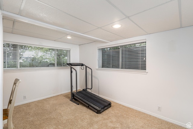 561 S Woodland Dr E, Farmington, UT 84025 - workout room with recessed lighting and carpet