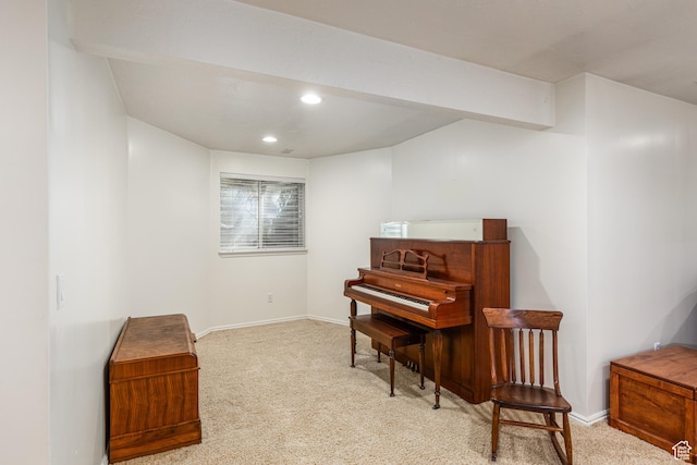 561 S Woodland Dr E, Farmington, UT 84025 - sitting room featuring carpet floors and recessed lighting
