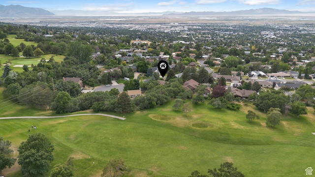 2173 S 1150 E, Bountiful, UT 84010 - aerial perspective of suburban area featuring mountains and a golf course