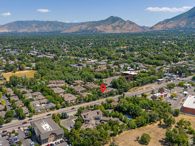 1692 E Kelmscott Ct S Unit C, Salt Lake City, UT 84124 - drone / aerial view of a mountain backdrop