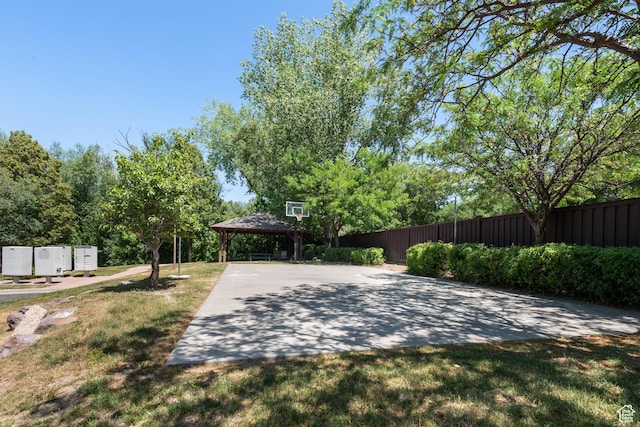1692 E Kelmscott Ct S Unit C, Salt Lake City, UT 84124 - view of yard with a gazebo and mail area
