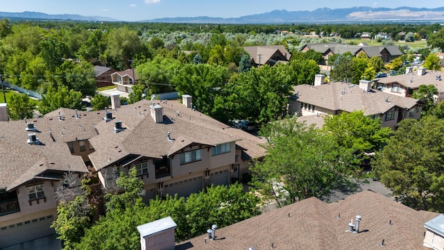 1692 E Kelmscott Ct S Unit C, Salt Lake City, UT 84124 - aerial perspective of suburban area featuring a mountain backdrop