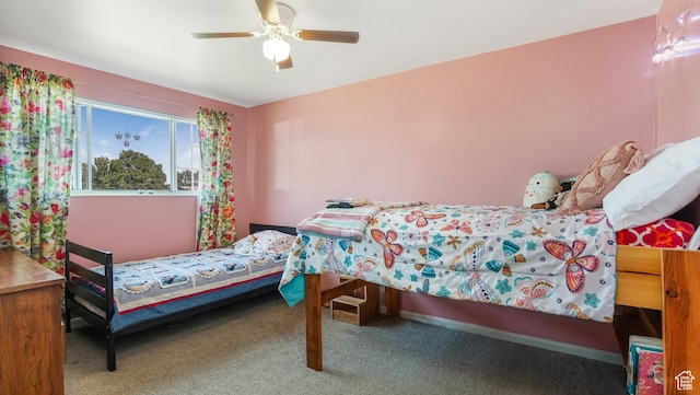 176 E Brook Ave N, Tooele, UT 84074 - bedroom featuring carpet and ceiling fan