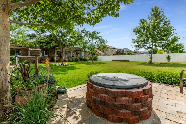191 W Ranch Rd, Farmington, UT 84025 - view of patio with a fire pit