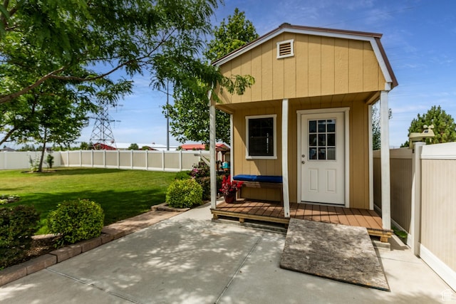 191 W Ranch Rd, Farmington, UT 84025 - view of outbuilding with a fenced backyard