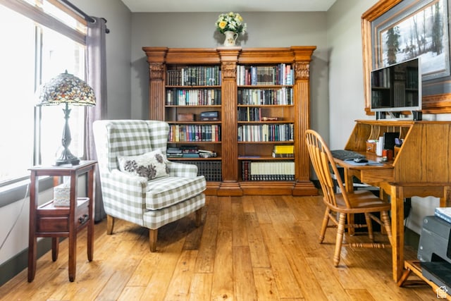 191 W Ranch Rd, Farmington, UT 84025 - home office featuring hardwood / wood-style flooring