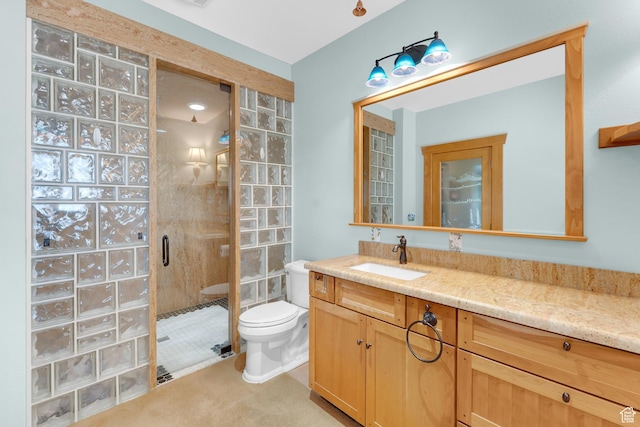 966 Mill Rd, Evanston, WY 82930 - full bathroom featuring a shower stall and vanity