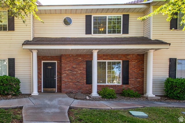 1735 W 540 N Unit 1303, St George, UT 84770 - entrance to property with covered porch and brick siding