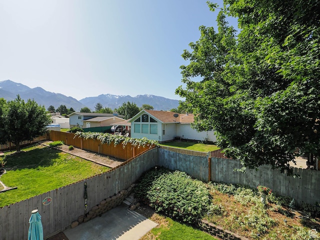 1402 E Valley Ridge Dr S, Sandy, UT 84093 - fenced backyard with a mountain view