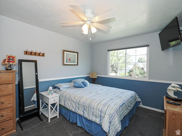 1402 E Valley Ridge Dr S, Sandy, UT 84093 - bedroom featuring carpet and ceiling fan