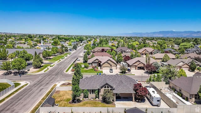 3179 W Hayden Ridge Way S, Riverton, UT 84065 - aerial perspective of suburban area featuring a mountainous background