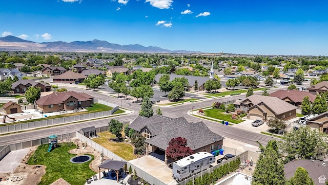 3179 W Hayden Ridge Way S, Riverton, UT 84065 - aerial perspective of suburban area featuring a mountain backdrop