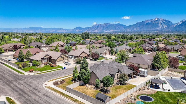 3179 W Hayden Ridge Way S, Riverton, UT 84065 - aerial view of residential area featuring mountains