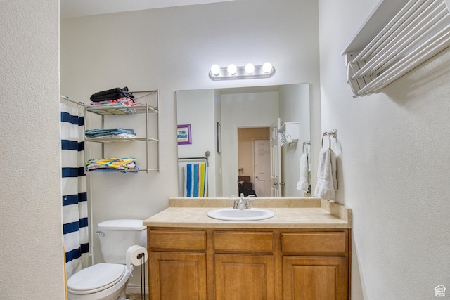 1525 W 190 N, Pleasant Grove, UT 84062 - full bathroom with vanity, a textured wall, and curtained shower
