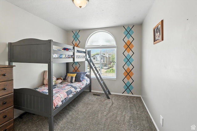 433 W 2425 N, Harrisville, UT 84414 - bedroom with carpet and a textured ceiling