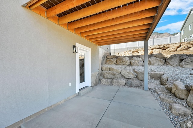 3636 N 500 E, North Ogden, UT 84414 - view of patio with a mountain view